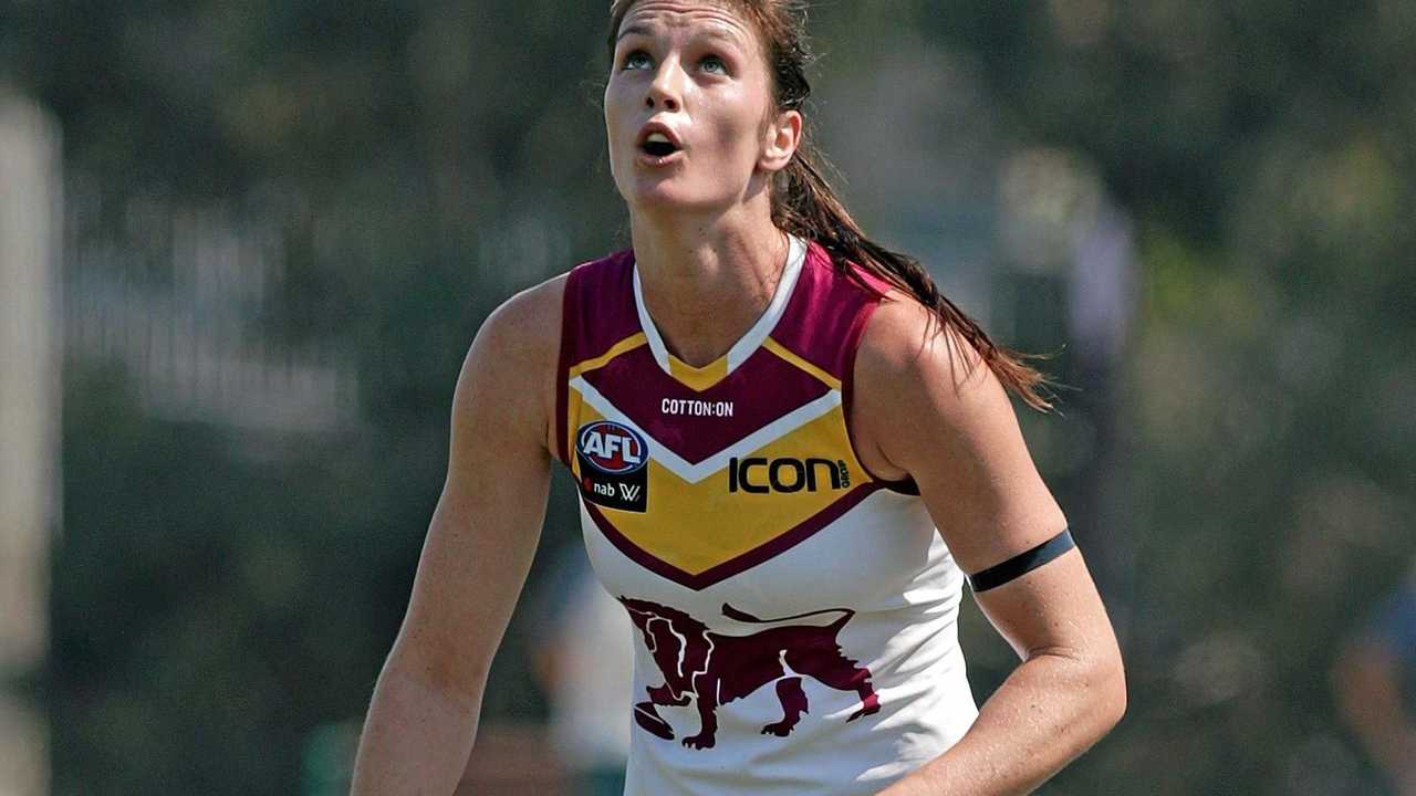 HUNGRY FOR NEXT STEP: Jessy Keeffe of the Brisbane Lions in action against Collingwood at Victoria Park last Sunday. The 22-year-old wants to stay with the Lions next season. Picture: David Layden