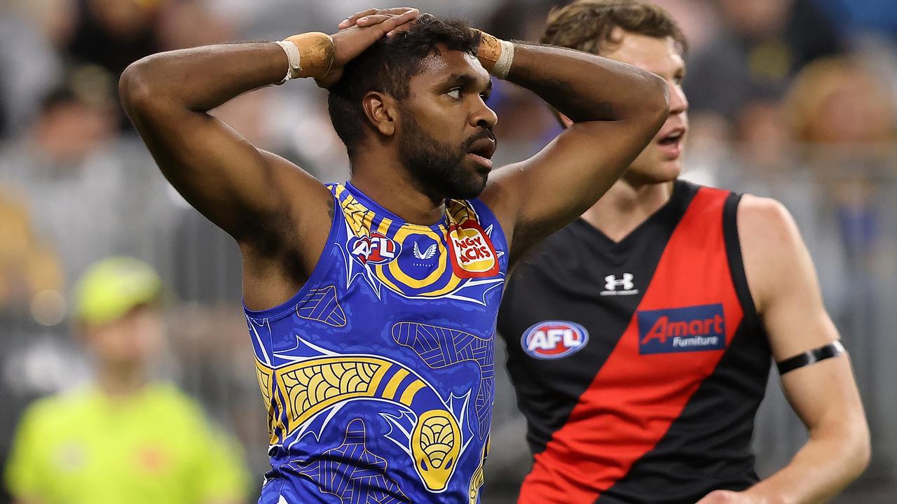 West Coast’s shock loss to Essendon has many questioning their flag credentials. (Photo by Paul Kane/Getty Images)