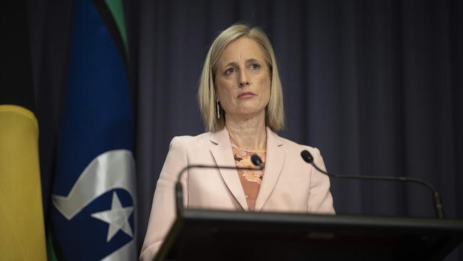 Finance Minister Katy Gallagher is at pains to point out that Budget is under pressure from many competing interests. PICTURE: NCA NEWSWIRE/GARY RAMAGE