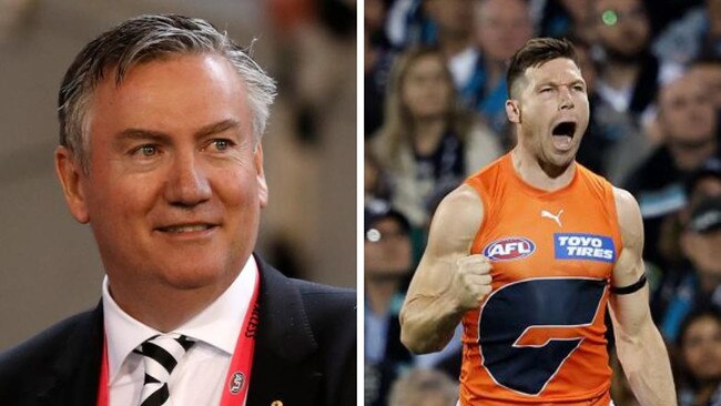 Eddie McGuire and Toby Greene