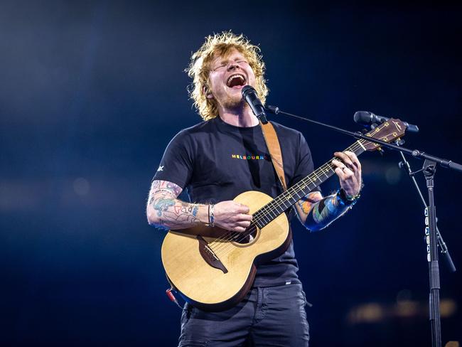 Sheeran’s fans were left disappointed. Picture: Jake Nowakowski