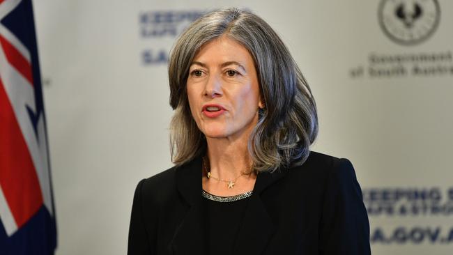 South Australian Chief Public Health Officer Professor Nicola Spurrier. Picture: AAP Image/David Mariuz