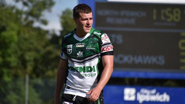 Meninga Cup semi-final action between the Ipswich Jets and Townsville Blackhawks. Saturday April 15, 2023.