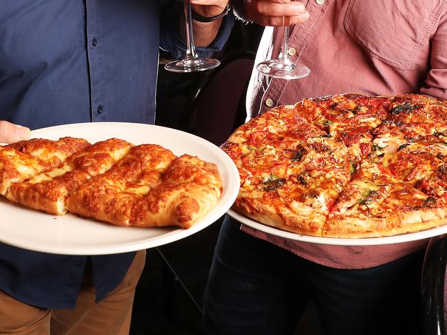 Angelo Fraraccio and Marco Caporelli co-owners of Da Angleo Ristorante who won best pizza as voted by The Mercury's online poll.  Picture: Nikki Davis-Jones