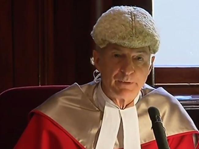 Justice Ian Harrison.