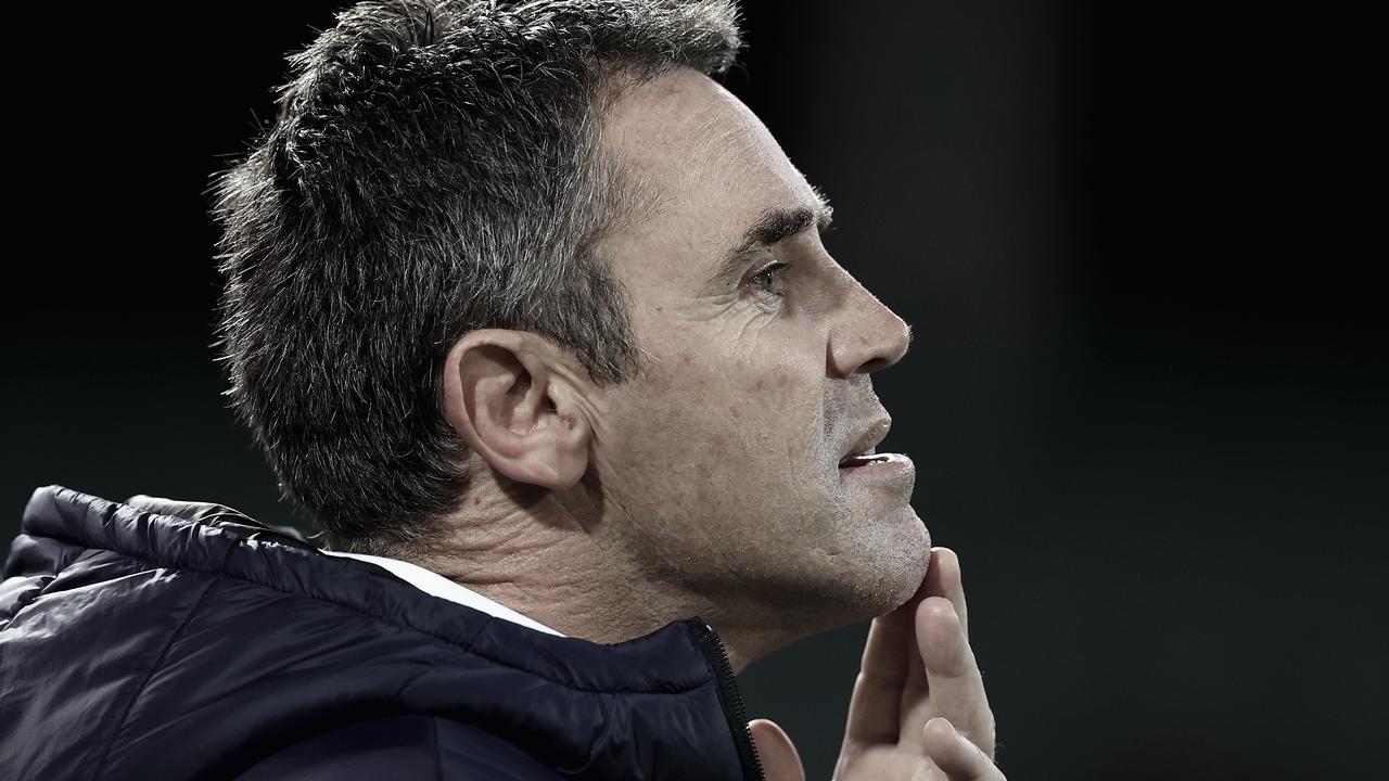 Blues coach Brad Fittler looks on ahead of game one of the 2023 State of Origin series between the Queensland Maroons and New South Wales Blues at Adelaide Oval on May 31, 2023 in Adelaide, Australia. (Photo by Cameron Spencer/Getty Images)