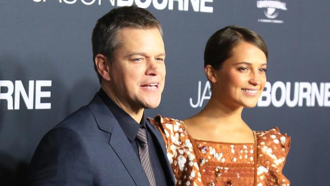EXCLUSIVE: Alicia Vikander Admits to 'Fanning Out' When Working With  'Bourne' Co-Star Matt Damon