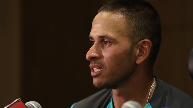 Usman Khawaja produced a career-defining century in Dubai.