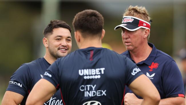 Roosters head coach Trent Robinson reportedly pushed for the Roosters to hold onto Ryles for the year. (Photo by Matt King/Getty Images)