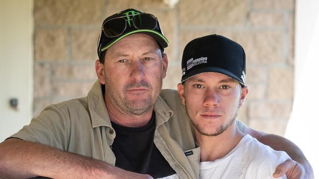 Seb O'Halloran’s father Mark O'Halloran and brother Jack O'Halloran are grieving Seb’s death. Picture: Jason Edwards