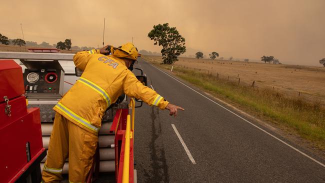 Residents have been ordered to leave the area. Picture: NewsWire / Diego Fedele