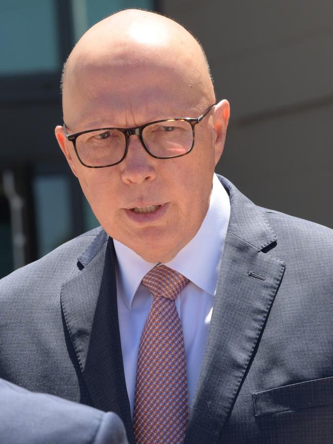 DeepSeek answered questions about Federal opposition leader Peter Dutton. Picture: Sharon Smith / NewsWire