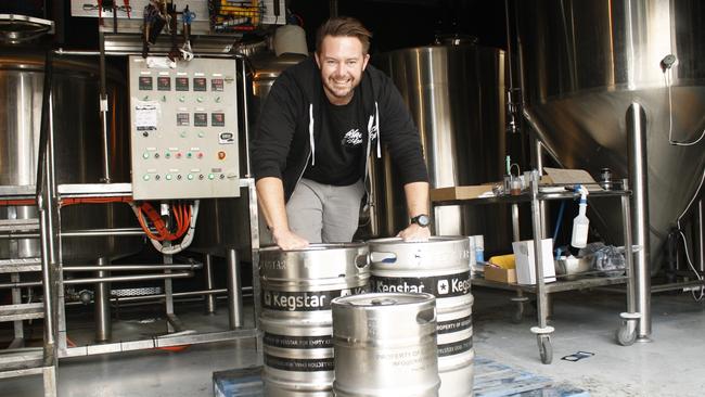 Black Hops Brewing co-founder Michael McGovern. While he welcomed Federal Government moves to cut tax on smaller kegs used by craft beer brewers, he thinks it won't result in cheaper brews for drinkers.