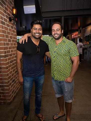 Mark Polsson, Jay Singh, Hot City, Cold Beer at The Collective Palm Beach. Picture: Andrew Meadowcroft.