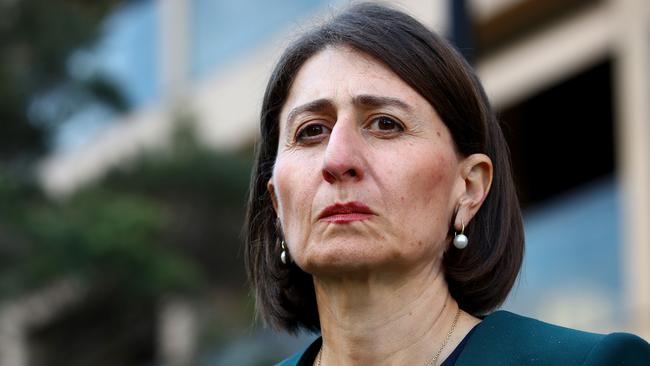 Premier Gladys Berejiklian told ex-boyfriend Daryl Maguire she “didn’t need to know” about his business deals. Picture: Toby Zerna