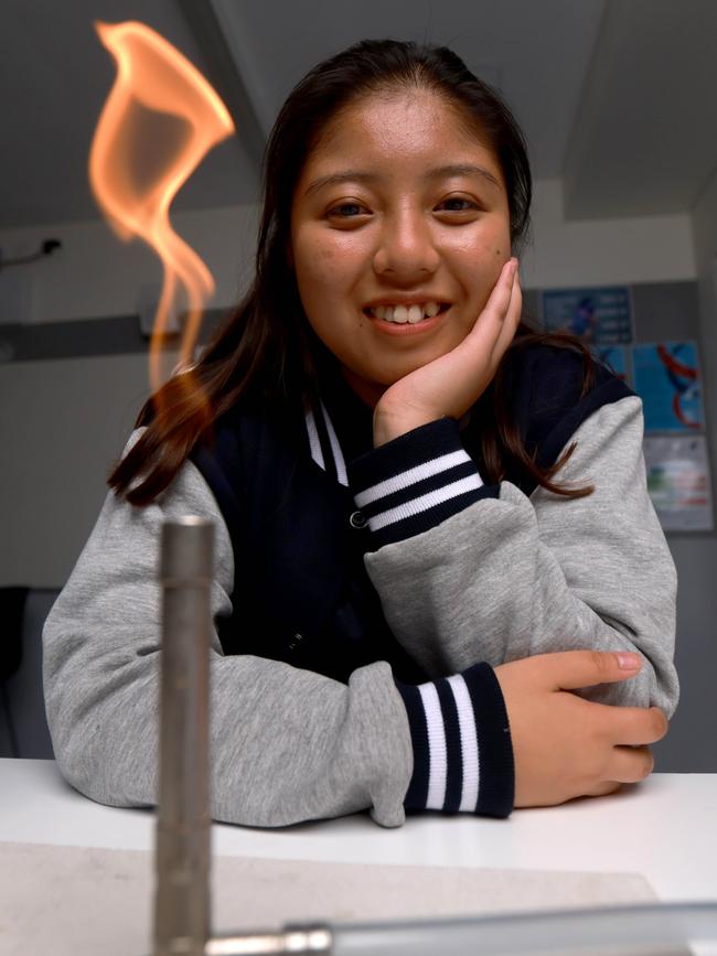 Miel Ancheta, 17, Charles Campbell College. Picture: Kelly Barnes