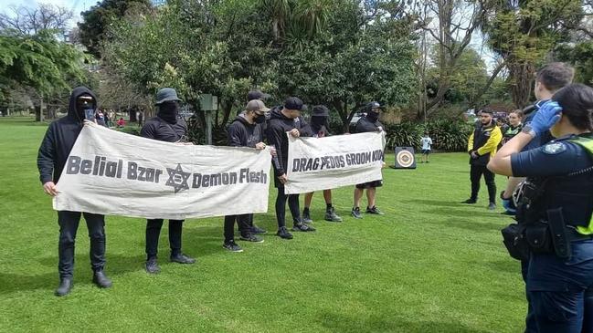 A group of neo-Nazis hijacked a family-friendly youth festival in Moonee Ponds last Friday.