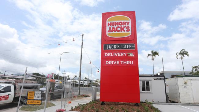 The new Cairns North Hungry Jacks outlet on Sheridan St Cairns North will open on Saturday, October 12. Picture: Peter Carruthers