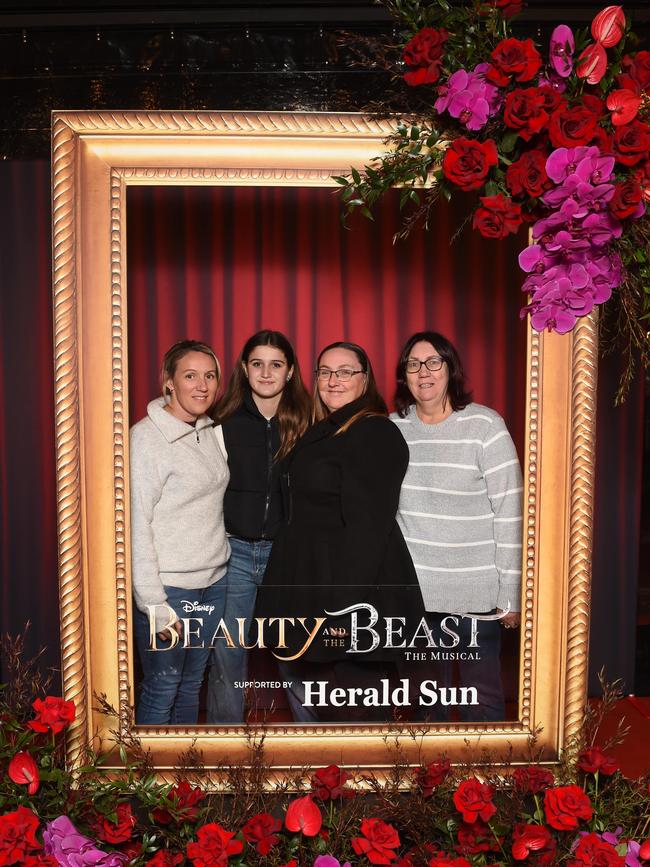 Opening night: Beauty and The Beast at Her Majestys Theatre, Melbourne. Picture: Josie Hayden