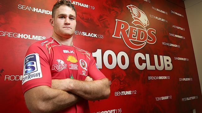 James Horwill, a 100-game plus veteran, was one of the Reds’ best in the thrashing by the