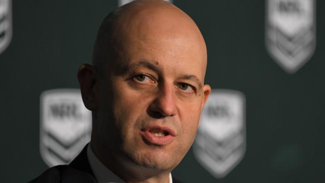 NRL CEO Todd Greenberg fielded questions from you, the fans. Picture: AAP