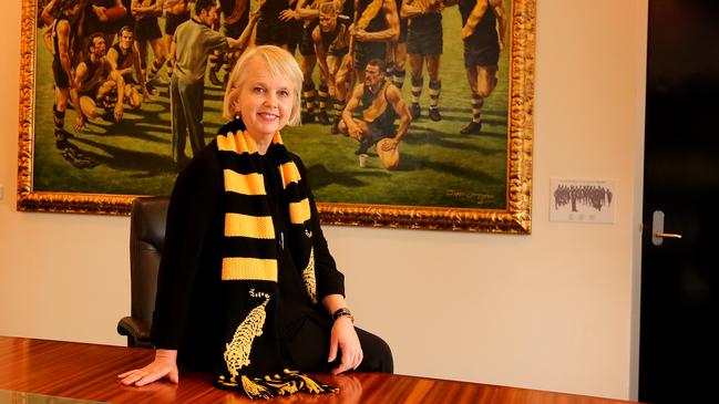 Richmond president Peggy O'Neal has been awarded the Order of Australia. Picture: Stuart McEvoy