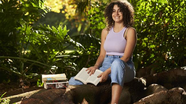 Nicola Badran in the Botanical Gardens on Friday. Picture: Matt Loxton