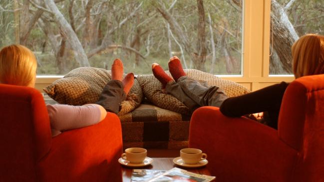 Relaxing in the bush at Aquila Eco Lodges.