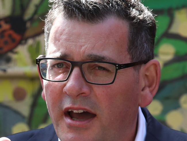 MELBOURNE, AUSTRALIA - NewsWire Photos, OCTOBER 11, 2022. The Premier, Daniel Andrews makes an announcement at the Clifton St Childcare centre at Northcote. Picture: NCA NewsWire / David Crosling