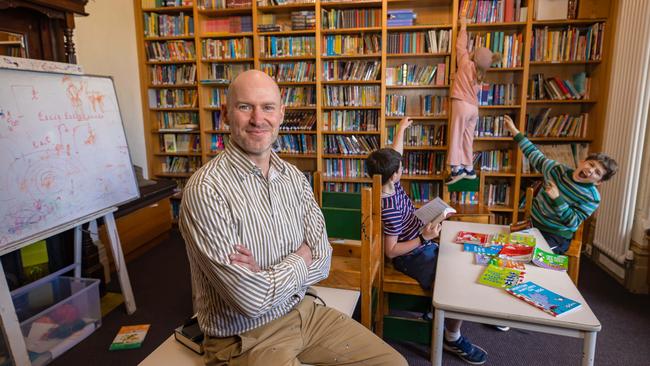 Fitzroy Community School Principal Tim Berryman is among the principals calling for schools to immediately reopen. Picture: Jason Edwards