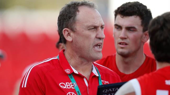 Sydney coach John Longmire grew up in Corowa. Picture: Michael Willson/AFL Photos via Getty Images