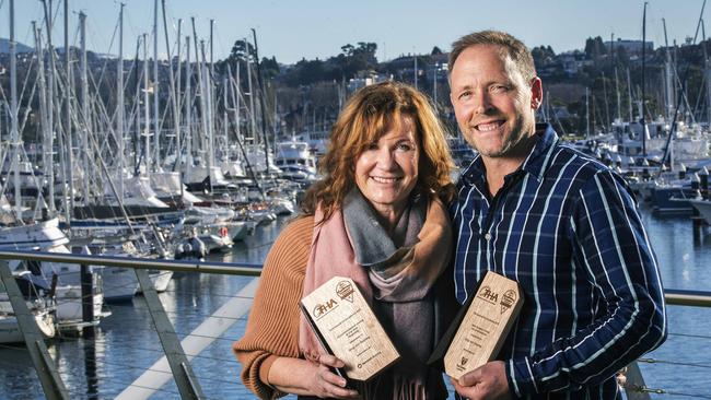 THA Awards for Excellence winners, Kerry and Alastair Houston of the Ship Inn, Stanley. Picture: Chris Kidd