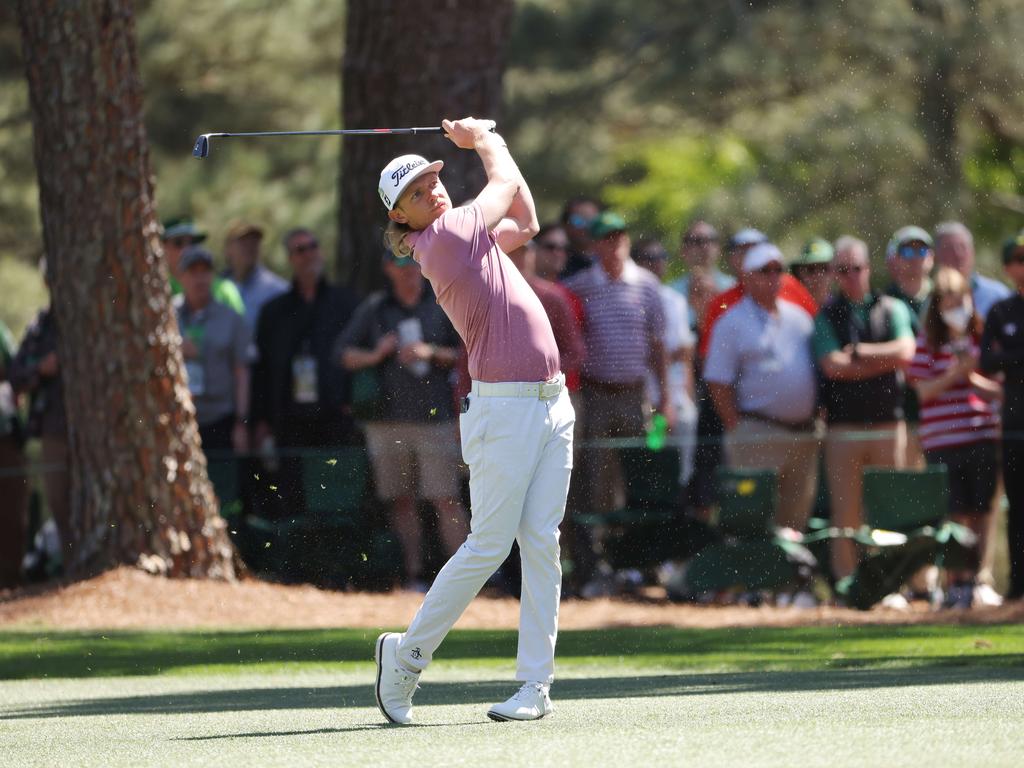 Cameron Smith finished third at the Masters at Augusta National Golf Club in 2022. Picture: Getty Images