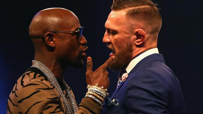 The entire world will be watching when Floyd Mayweather and Conor McGregor square off later this month. (Photo by Matthew Lewis/Getty Images)