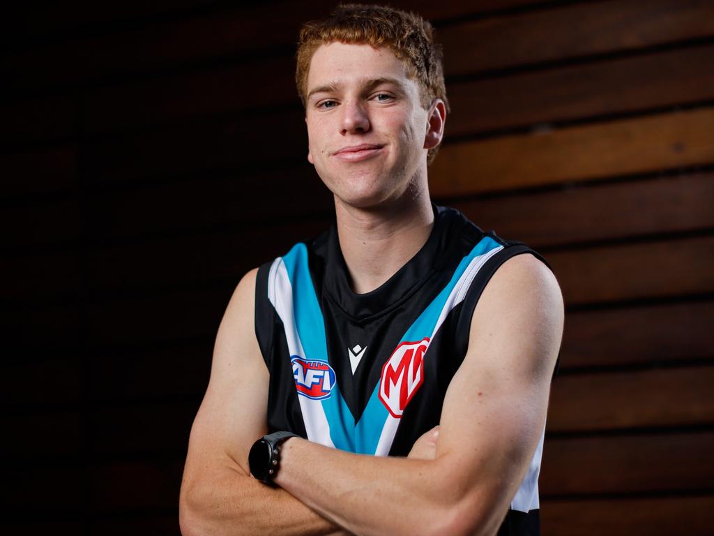 Joe Berry looks set to debut against the Magpies. Picture: Dylan Burns/AFL Photos via Getty Images