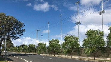 Planned night lights for the Gold Coast Turf Club.