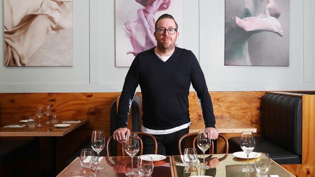 SUN TAS.  Carl Windsor owner of Ettie's restaurant in North Hobart says his business is likely to go under due to the coronavirus/COVID-19 pandemic.  Picture: NIKKI DAVIS-JONES