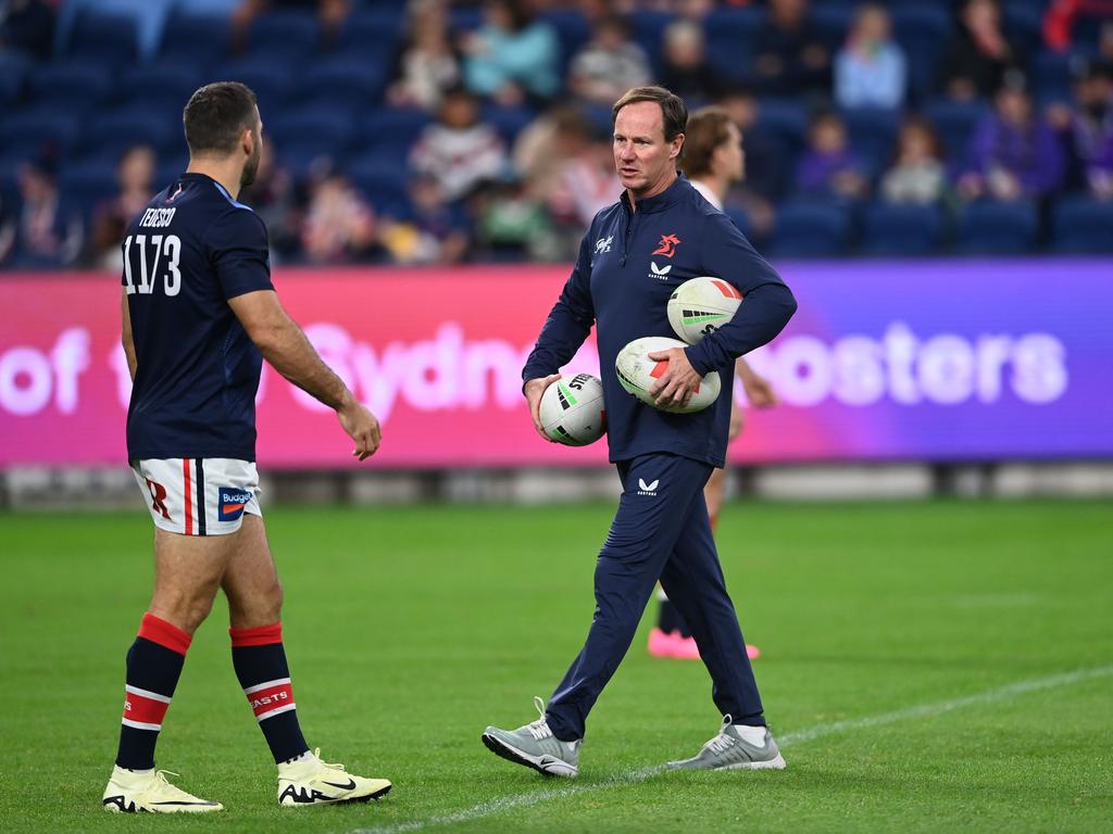 Justin Holbrook is now an assistant coach at the Roosters. Picture: Supplied