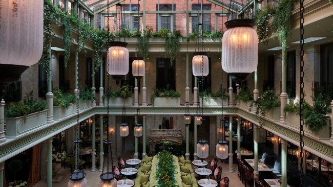 NoMad Restaurant features a show-stopping atrium.