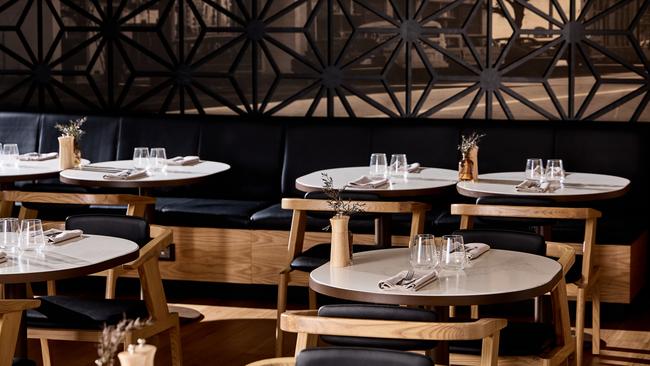 Minimalistic interiors matched with hearty meals at Storehouse on Flinders East in Adelaide. Picture: Supplied