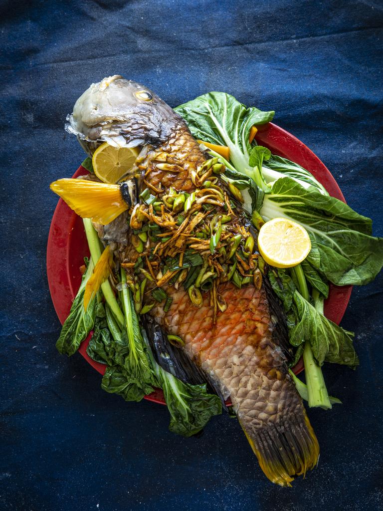 Hong Kong-style parrot fish at Eloise Emmett's newly reopened Little Norfolk Bay Bistro. Picture: Supplied