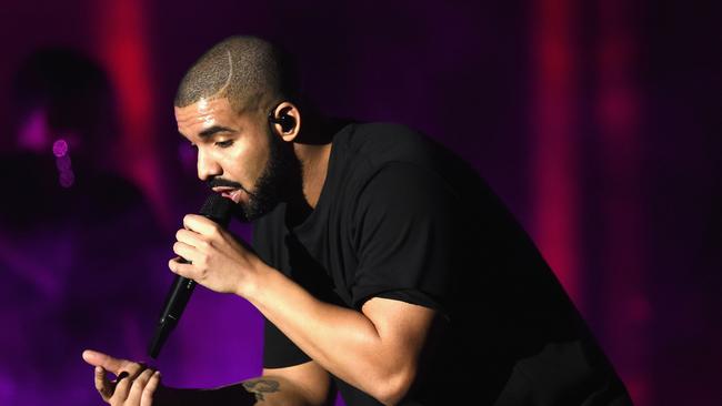 King of the streams Drake is headed for Australia — and shortly. Picture: AFP/Getty