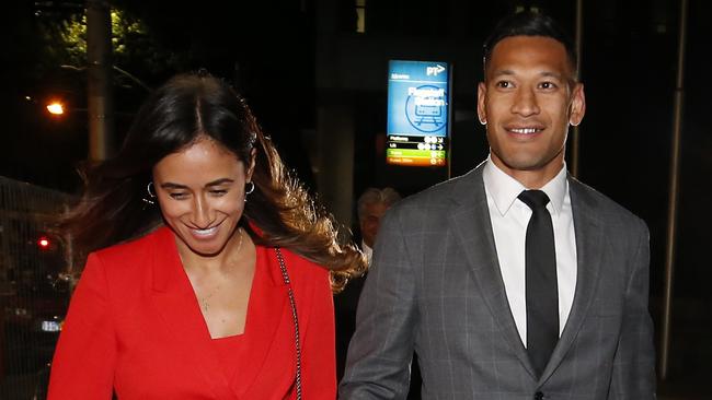 Israel Folau’s next destination remains unclear, but it’s unlikely we’ll see him in a Wallabies jersey again. Picture: Getty Images