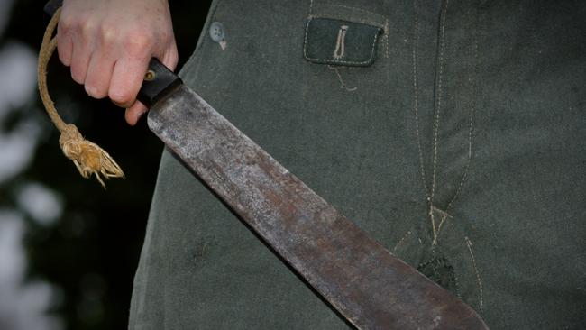 A man allegedly attacked three revellers with a machete outside a Port Macquarie watering hole Picture: iStock