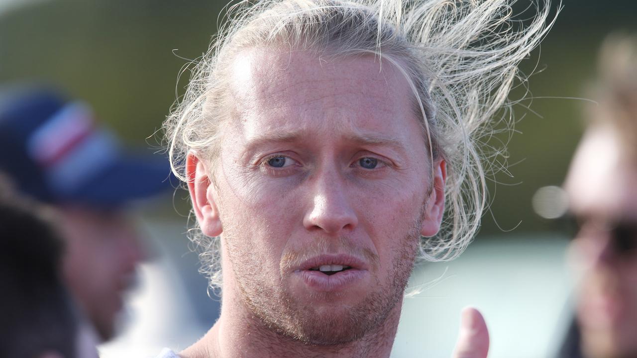 Jordan Jones coaching Ocean Grove in the Bellarine competition. Picture: Mark Wilson