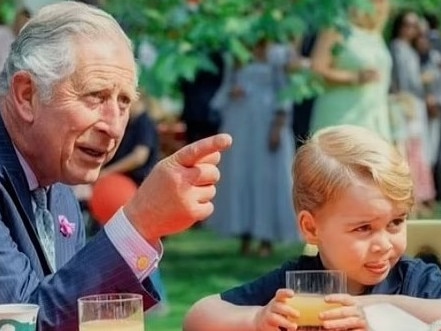 The king is known to be a doting grandfather. Picture: BBC