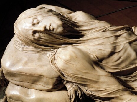 Veiled Christ (1753) by Giuseppe Sammartino. Picture: Getty Images