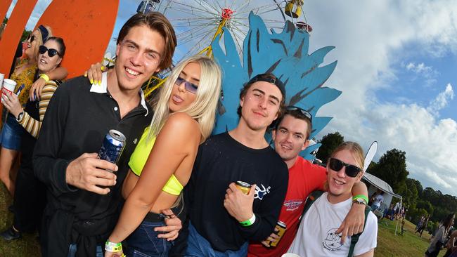 Festivalgoers at the Big Pineapple Music Festival in 2018.