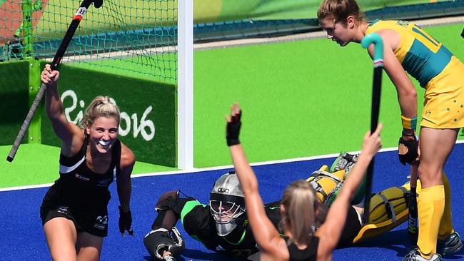 It was a tough day at the office for Hockeyroos.