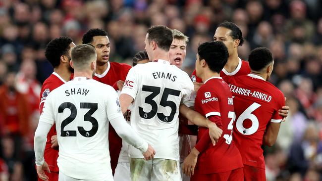 United played a dour, defensive style in a 0-0 draw with Liverpool last weekend. (Photo by Clive Brunskill/Getty Images)